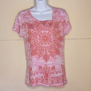 Prana Mandala Lightweight Tee Shirt Youth XL / Women's S
